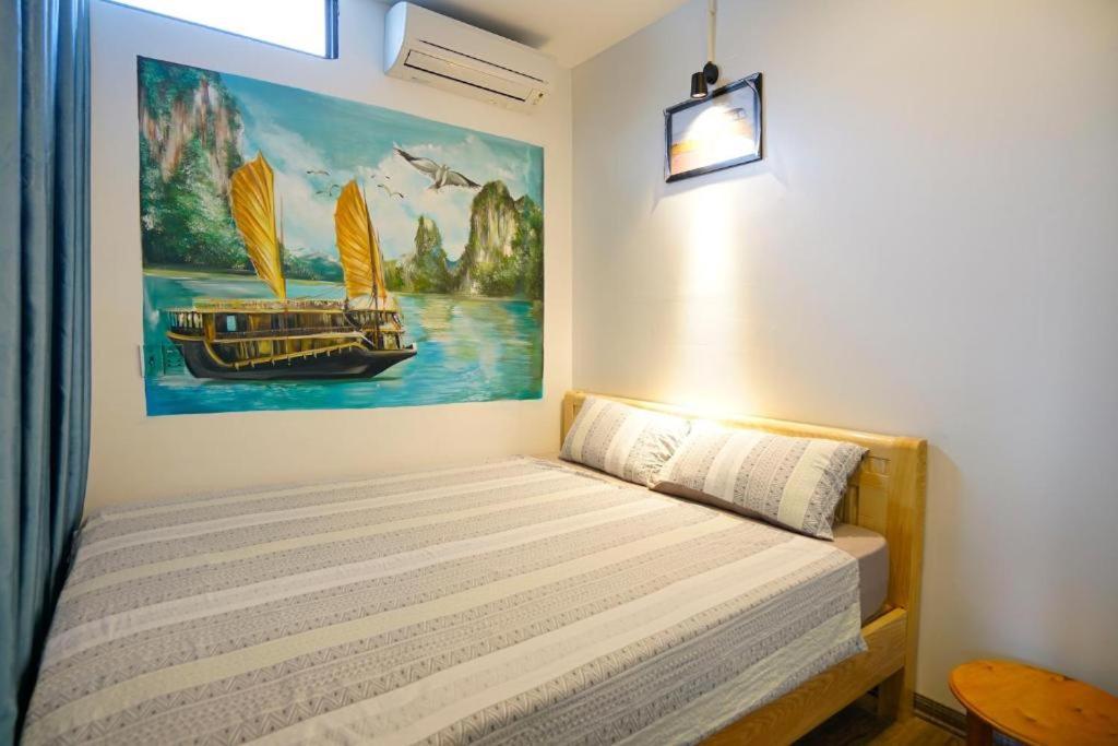 Galaxy Home - Hotel Sky View Chan Chau Bagian luar foto