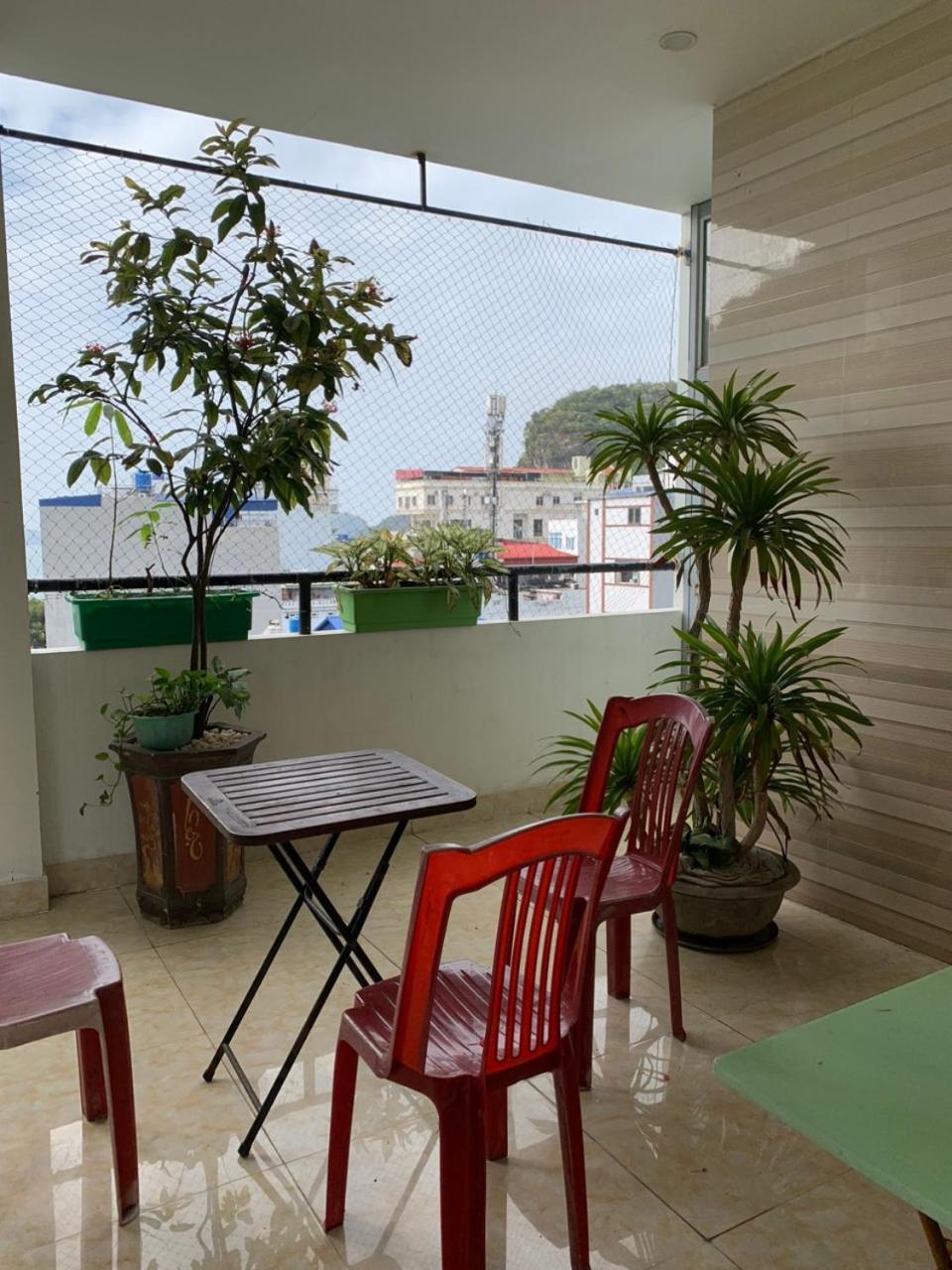 Galaxy Home - Hotel Sky View Chan Chau Bagian luar foto