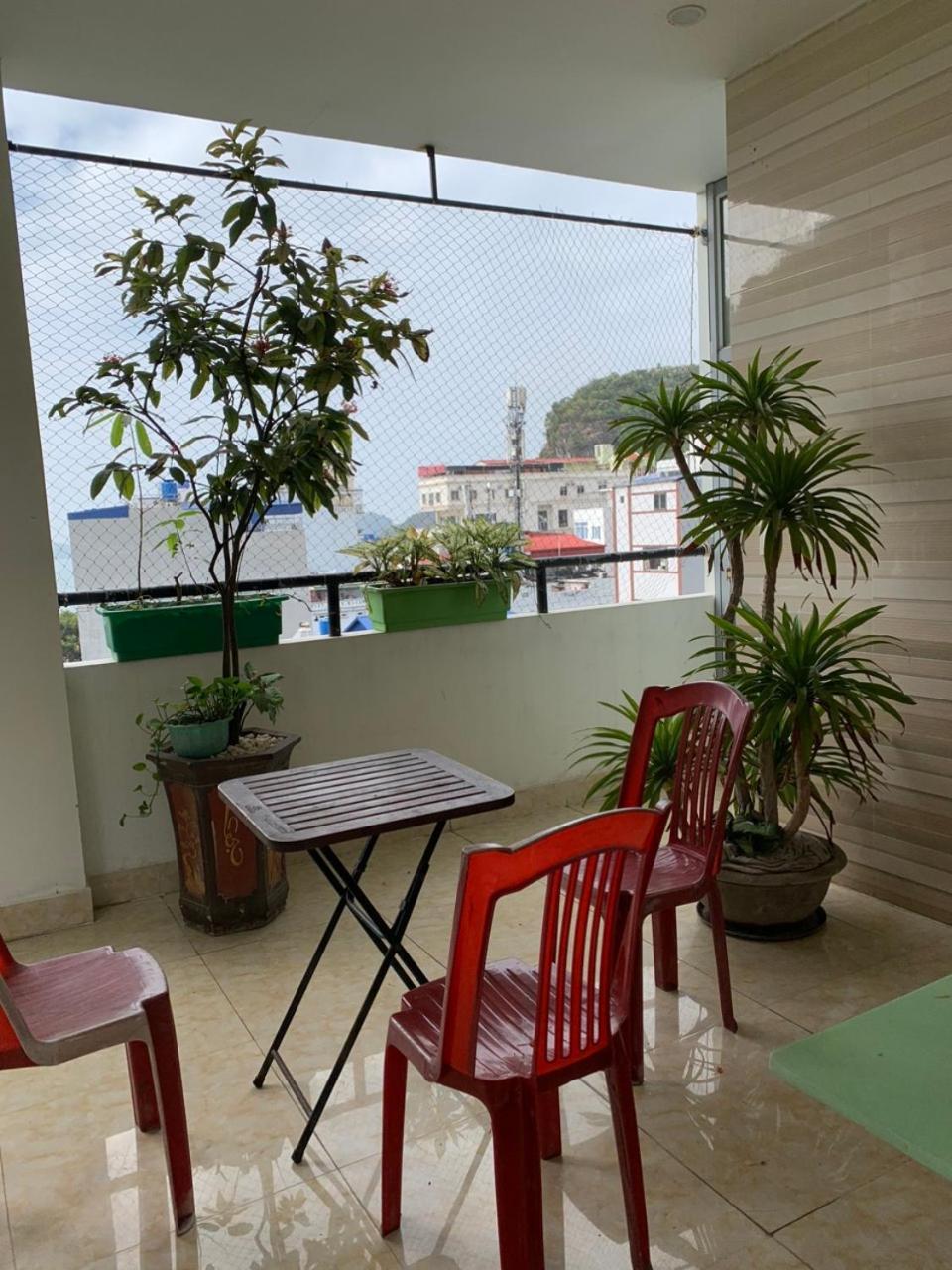 Galaxy Home - Hotel Sky View Chan Chau Bagian luar foto